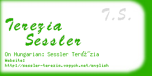 terezia sessler business card